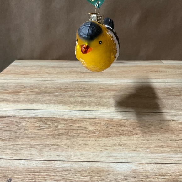 Old World Christmas American Goldfinch Tree Ornament Glass Decoration Bird Finch - Picture 4 of 9